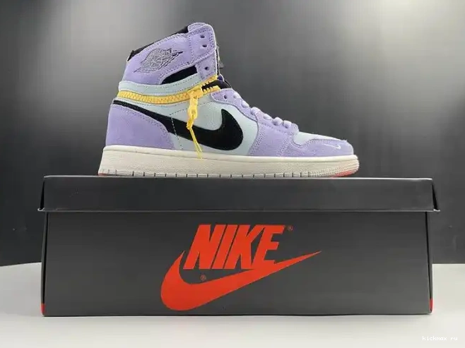 Rep Kickmax Pulse Switch CW6576-500 Purple High Jordan 1 0429